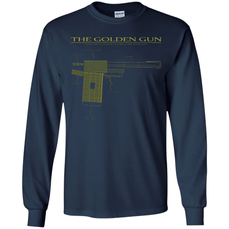 T-Shirts Navy / YS The Golden Gun Youth Long Sleeve T-Shirt