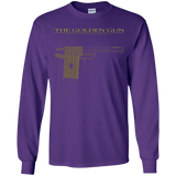 T-Shirts Purple / YS The Golden Gun Youth Long Sleeve T-Shirt
