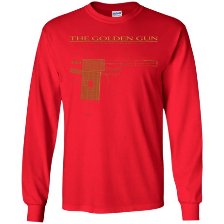 T-Shirts Red / YS The Golden Gun Youth Long Sleeve T-Shirt