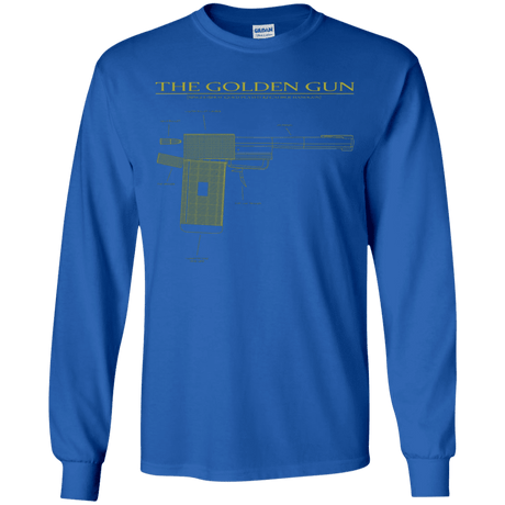 T-Shirts Royal / YS The Golden Gun Youth Long Sleeve T-Shirt