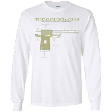 T-Shirts White / YS The Golden Gun Youth Long Sleeve T-Shirt