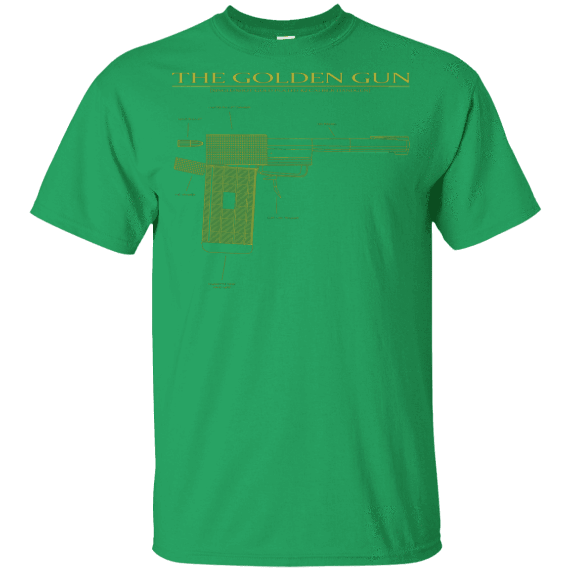 T-Shirts Irish Green / YXS The Golden Gun Youth T-Shirt