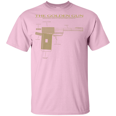 T-Shirts Light Pink / YXS The Golden Gun Youth T-Shirt