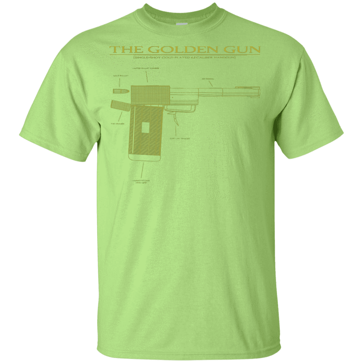 T-Shirts Mint Green / YXS The Golden Gun Youth T-Shirt