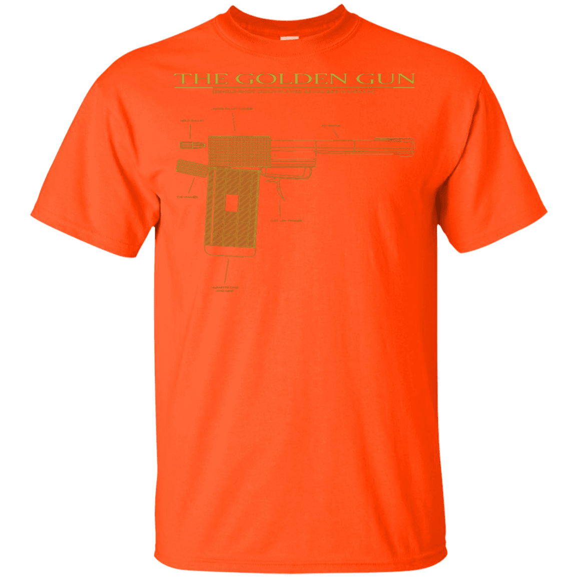 T-Shirts Orange / YXS The Golden Gun Youth T-Shirt