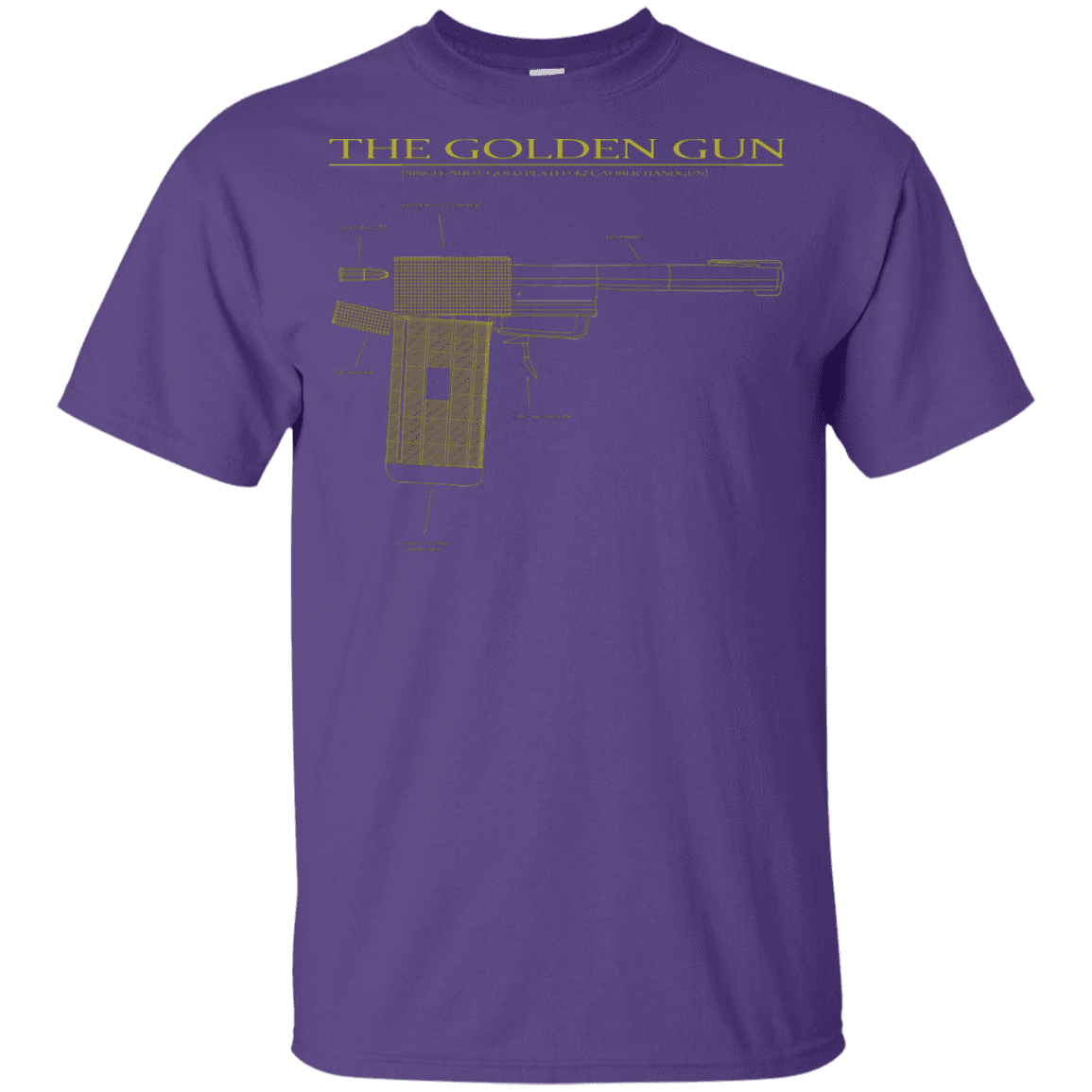 T-Shirts Purple / YXS The Golden Gun Youth T-Shirt