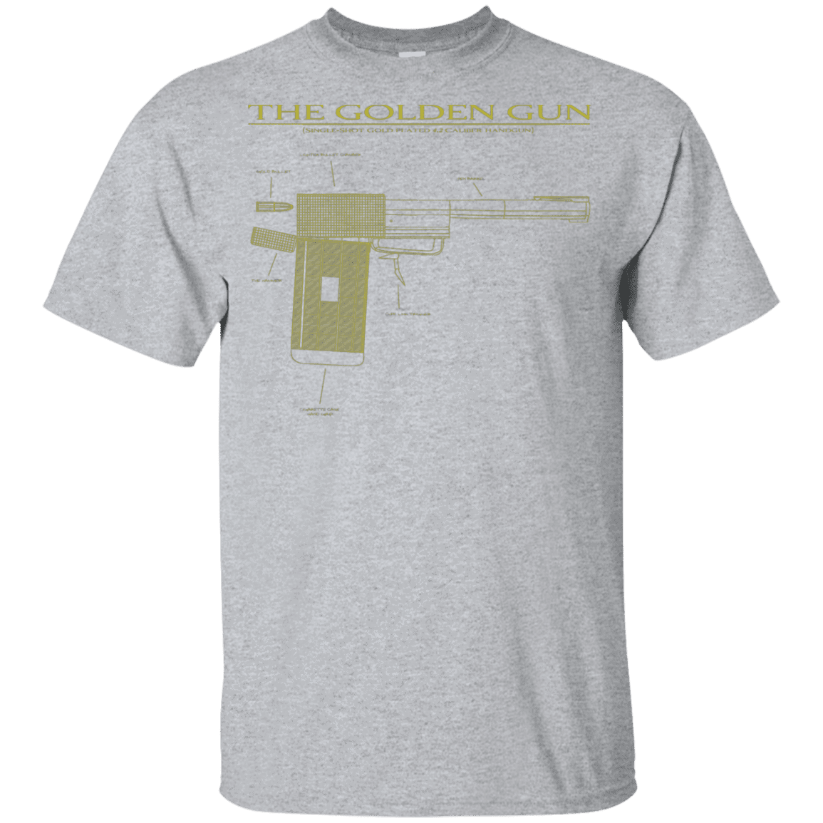 T-Shirts Sport Grey / YXS The Golden Gun Youth T-Shirt