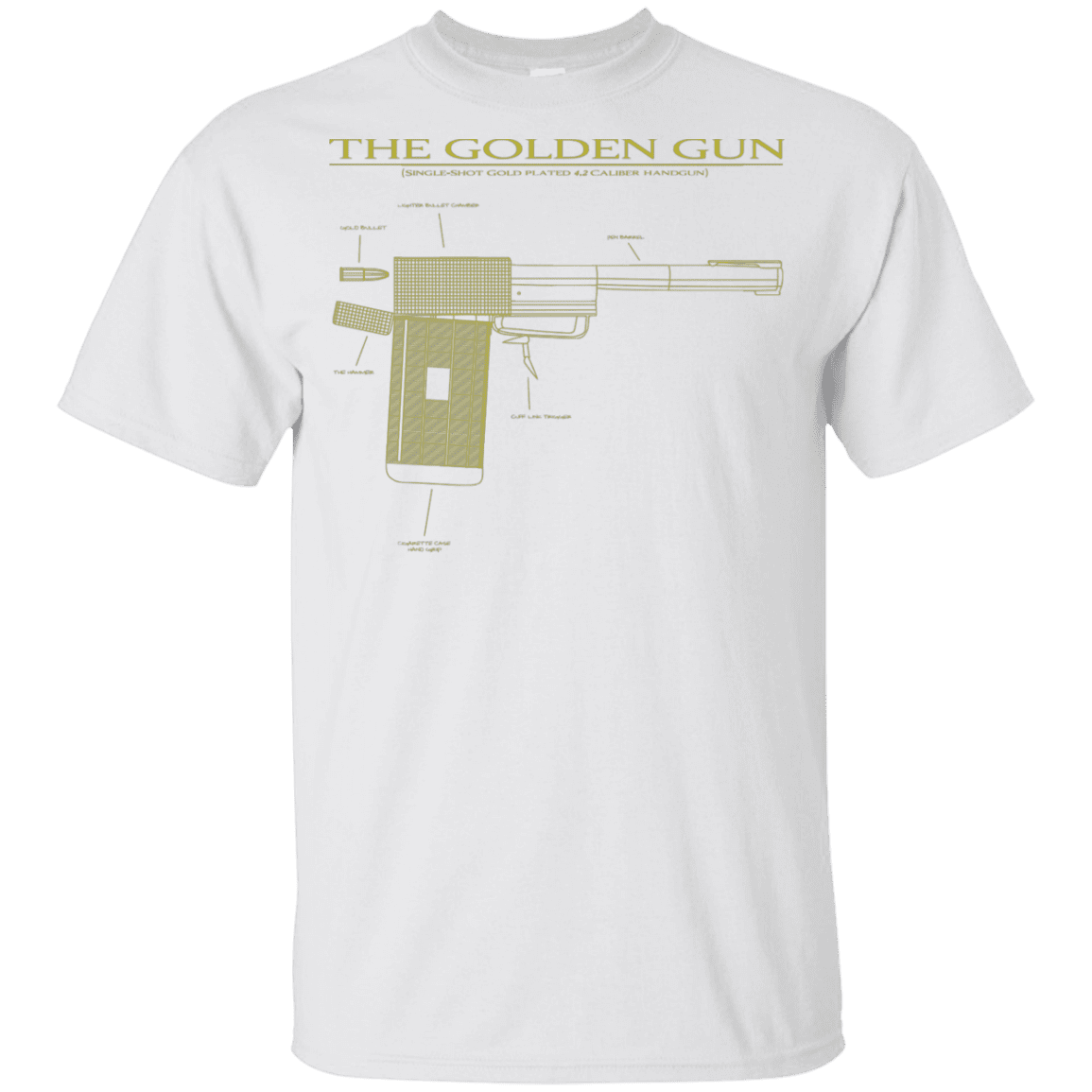 T-Shirts White / YXS The Golden Gun Youth T-Shirt