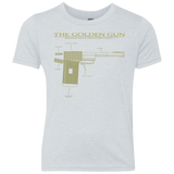 T-Shirts Heather White / YXS The Golden Gun Youth Triblend T-Shirt