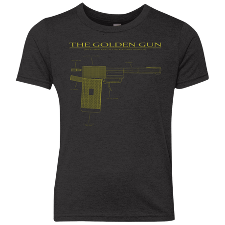 T-Shirts Vintage Black / YXS The Golden Gun Youth Triblend T-Shirt