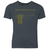T-Shirts Vintage Navy / YXS The Golden Gun Youth Triblend T-Shirt