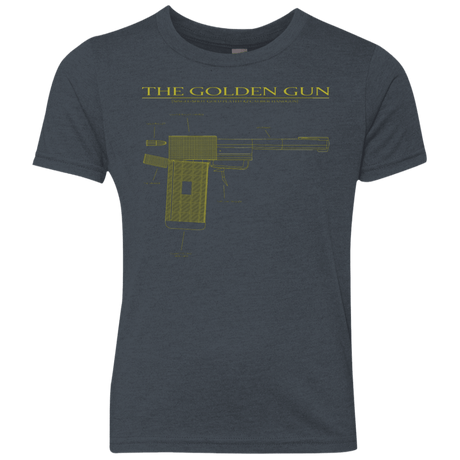 T-Shirts Vintage Navy / YXS The Golden Gun Youth Triblend T-Shirt