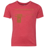 T-Shirts Vintage Red / YXS The Golden Gun Youth Triblend T-Shirt