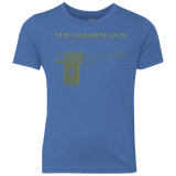T-Shirts Vintage Royal / YXS The Golden Gun Youth Triblend T-Shirt