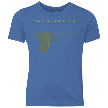 T-Shirts Vintage Royal / YXS The Golden Gun Youth Triblend T-Shirt