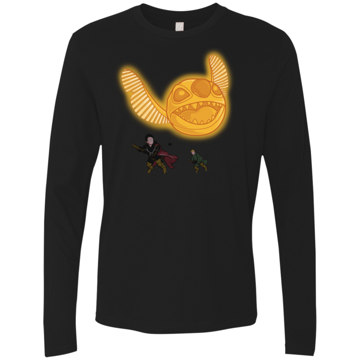 T-Shirts Black / Small THE GOLDEN STITCH Men's Premium Long Sleeve