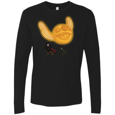 T-Shirts Black / Small THE GOLDEN STITCH Men's Premium Long Sleeve