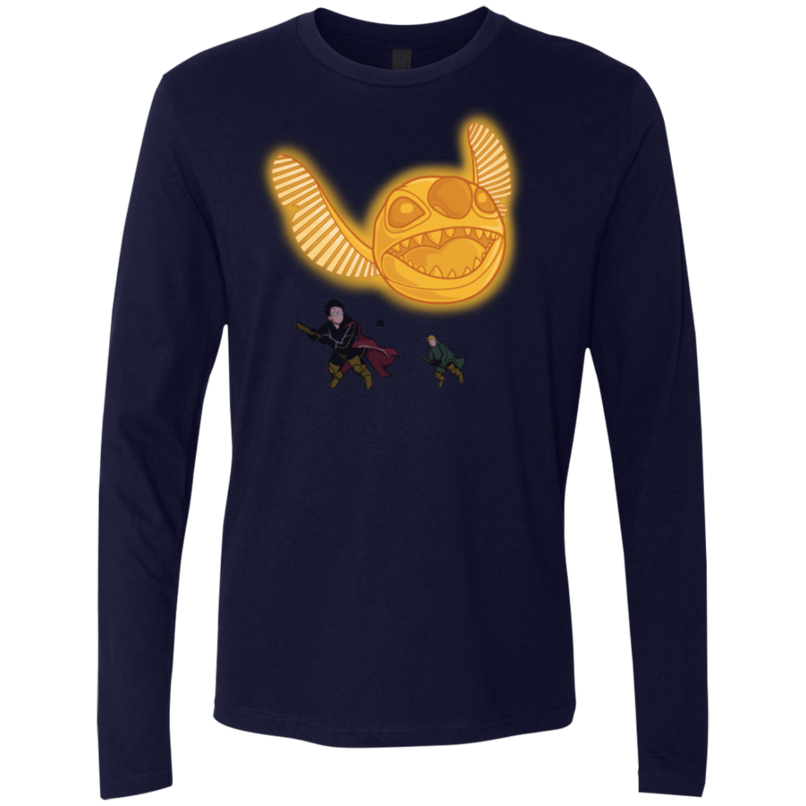T-Shirts Midnight Navy / Small THE GOLDEN STITCH Men's Premium Long Sleeve