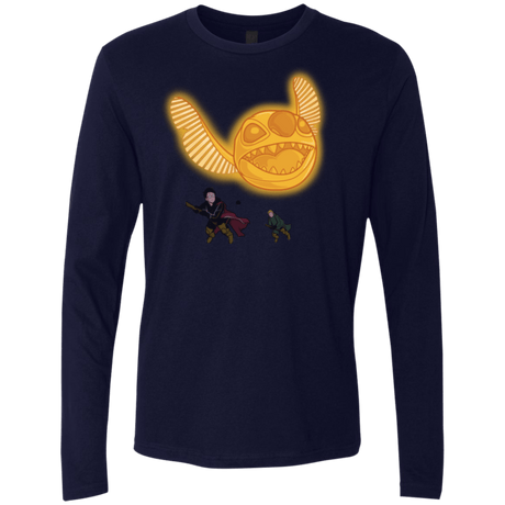 T-Shirts Midnight Navy / Small THE GOLDEN STITCH Men's Premium Long Sleeve