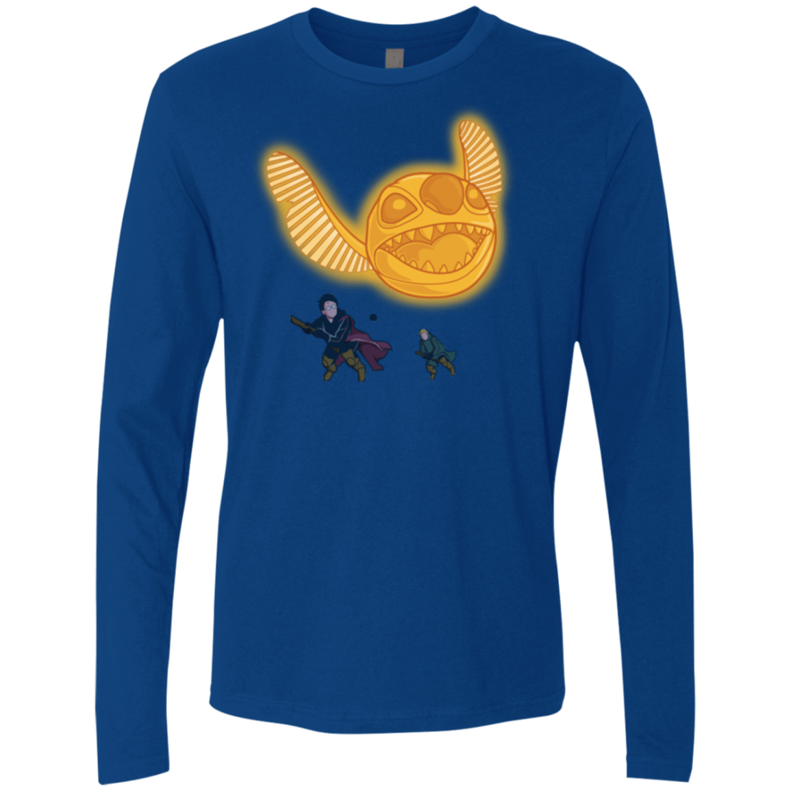 T-Shirts Royal / Small THE GOLDEN STITCH Men's Premium Long Sleeve