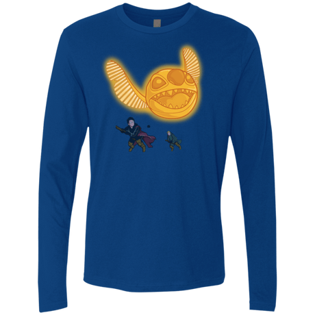 T-Shirts Royal / Small THE GOLDEN STITCH Men's Premium Long Sleeve
