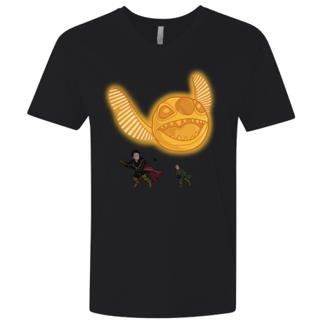 T-Shirts Black / X-Small THE GOLDEN STITCH Men's Premium V-Neck