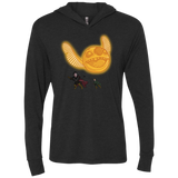 T-Shirts Vintage Black / X-Small THE GOLDEN STITCH Triblend Long Sleeve Hoodie Tee