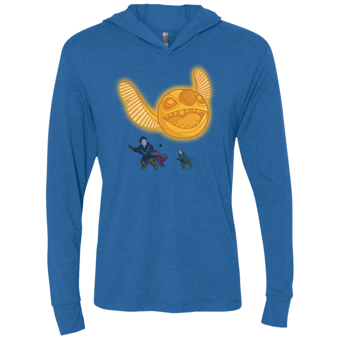 T-Shirts Vintage Royal / X-Small THE GOLDEN STITCH Triblend Long Sleeve Hoodie Tee