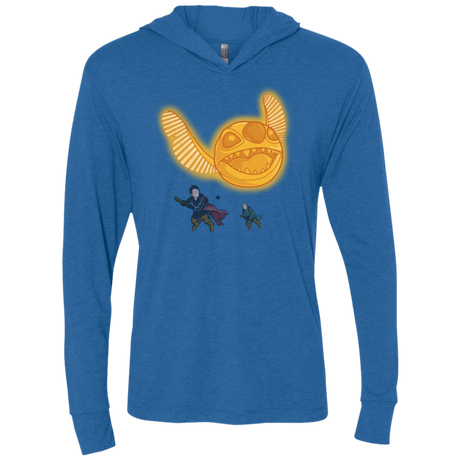 T-Shirts Vintage Royal / X-Small THE GOLDEN STITCH Triblend Long Sleeve Hoodie Tee