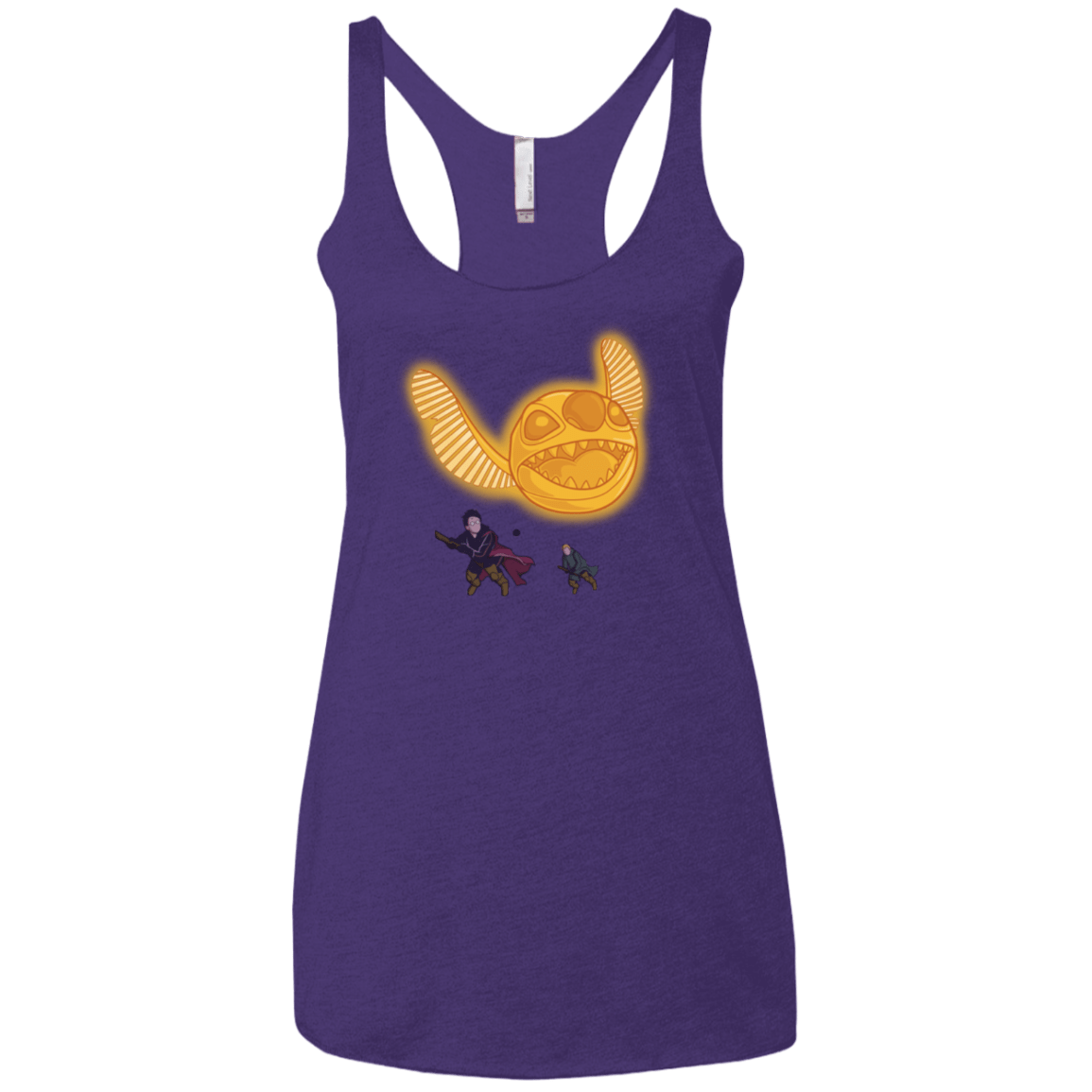 T-Shirts Purple Rush / X-Small THE GOLDEN STITCH Women's Triblend Racerback Tank