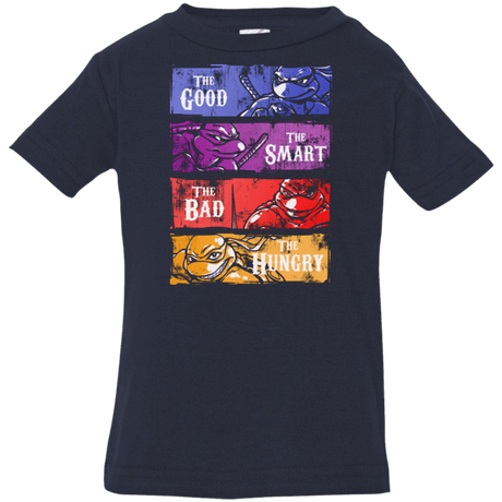 T-Shirts Navy / 6 Months The Good, Bad, Smart and Hungry Infant Premium T-Shirt
