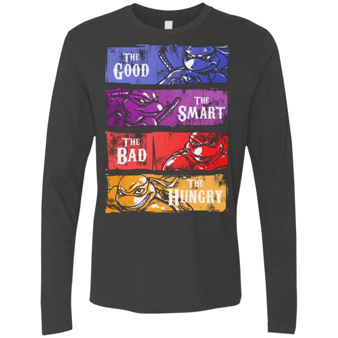 T-Shirts Heavy Metal / Small The Good, Bad, Smart and Hungry Men's Premium Long Sleeve