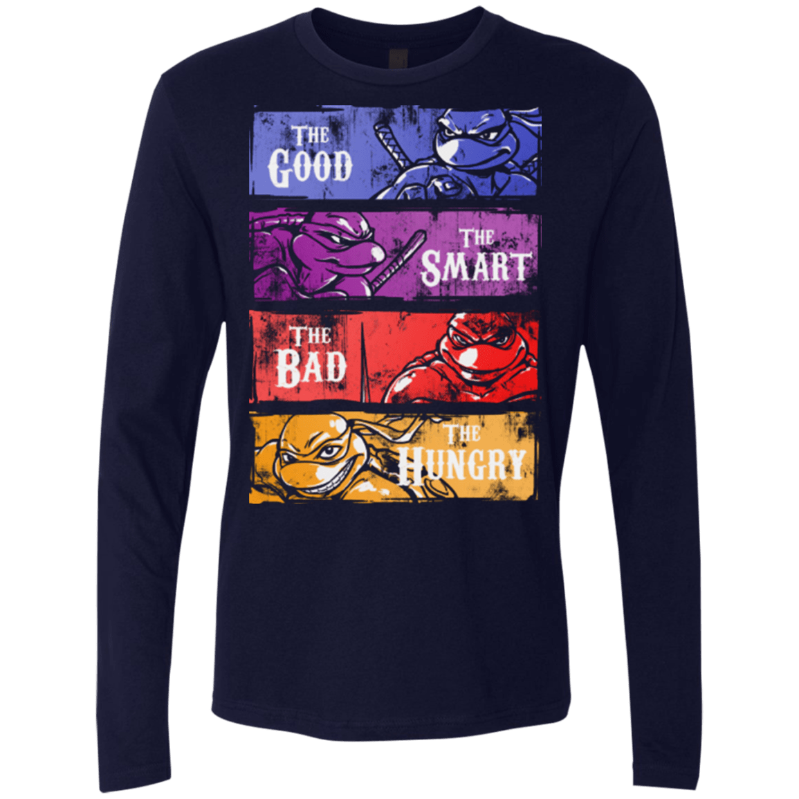 T-Shirts Midnight Navy / Small The Good, Bad, Smart and Hungry Men's Premium Long Sleeve