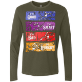 T-Shirts Military Green / Small The Good, Bad, Smart and Hungry Men's Premium Long Sleeve