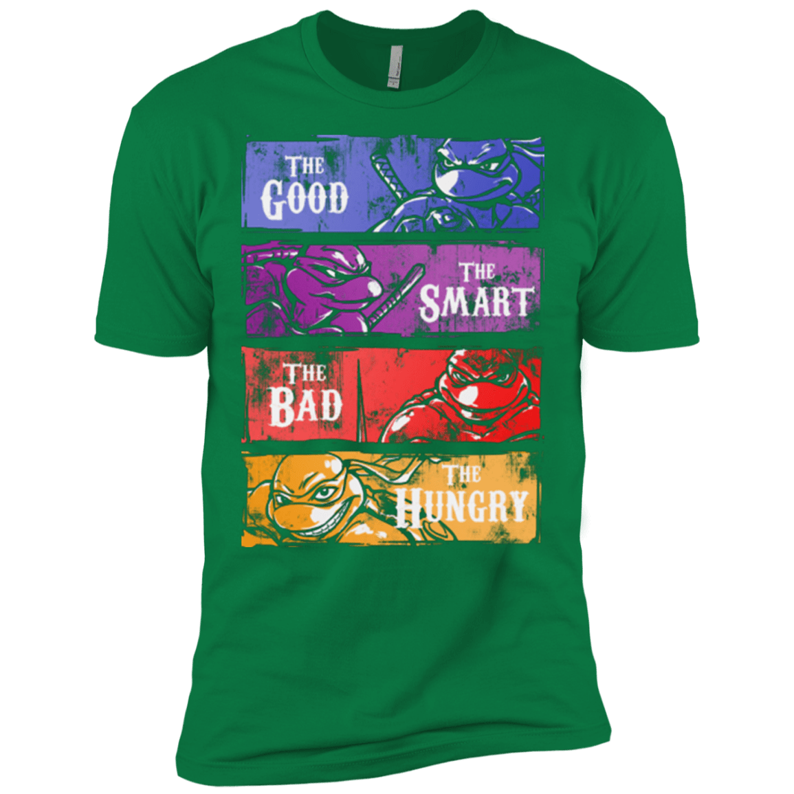 T-Shirts Kelly Green / X-Small The Good, Bad, Smart and Hungry Men's Premium T-Shirt