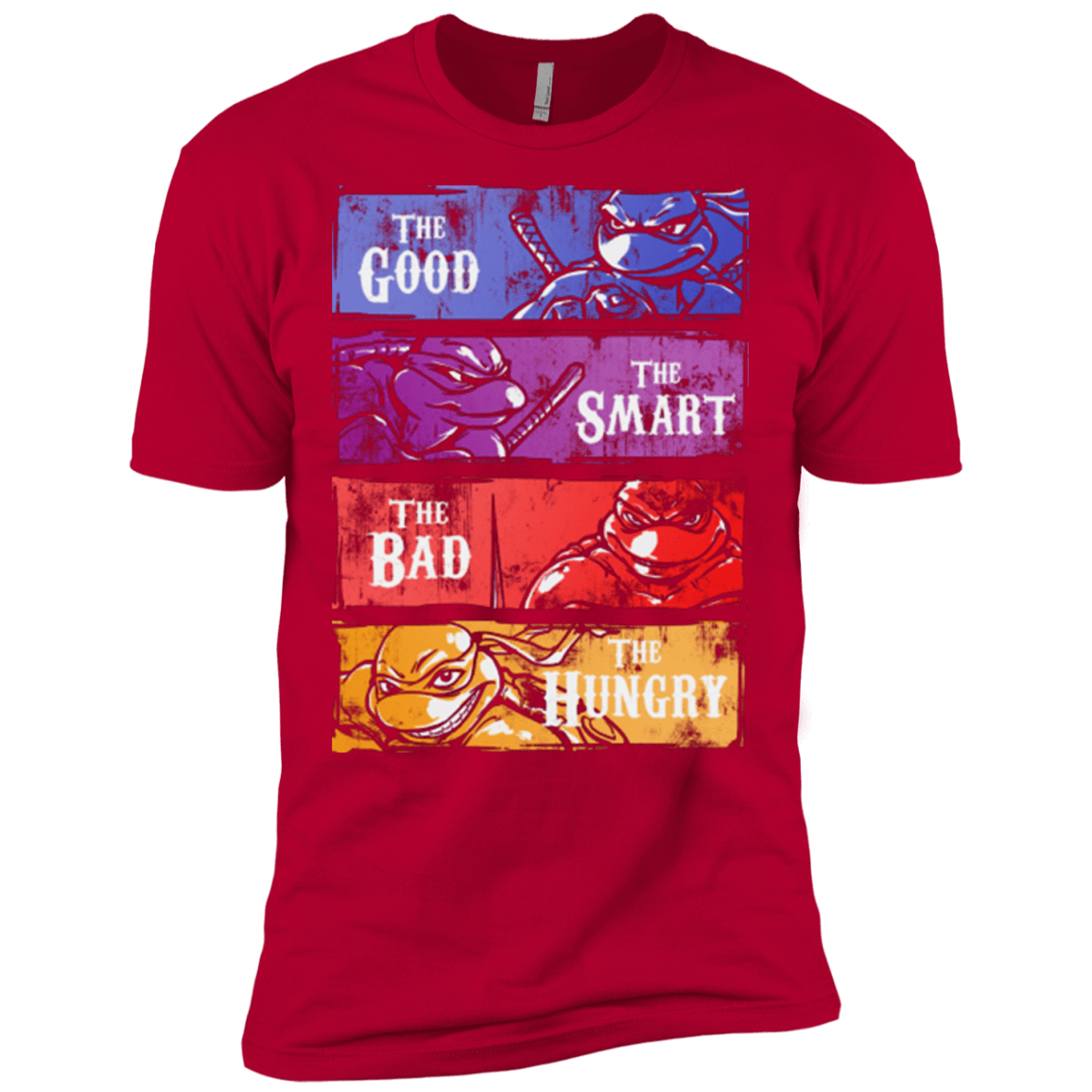 T-Shirts Red / X-Small The Good, Bad, Smart and Hungry Men's Premium T-Shirt