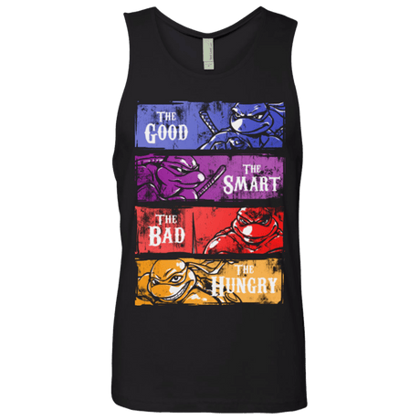 T-Shirts Black / Small The Good, Bad, Smart and Hungry Men's Premium Tank Top
