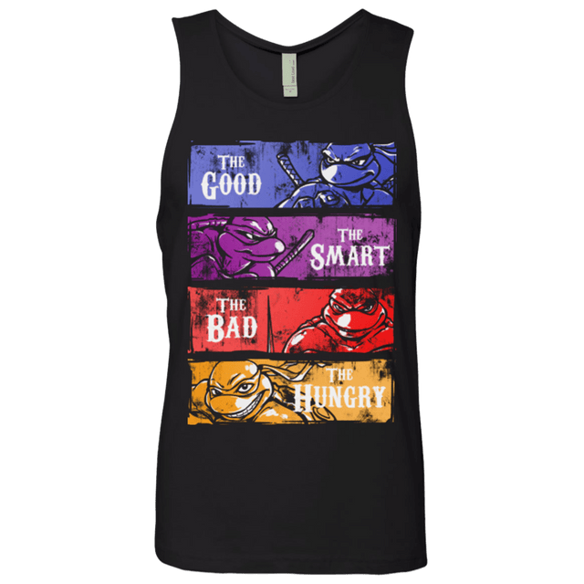 T-Shirts Black / Small The Good, Bad, Smart and Hungry Men's Premium Tank Top