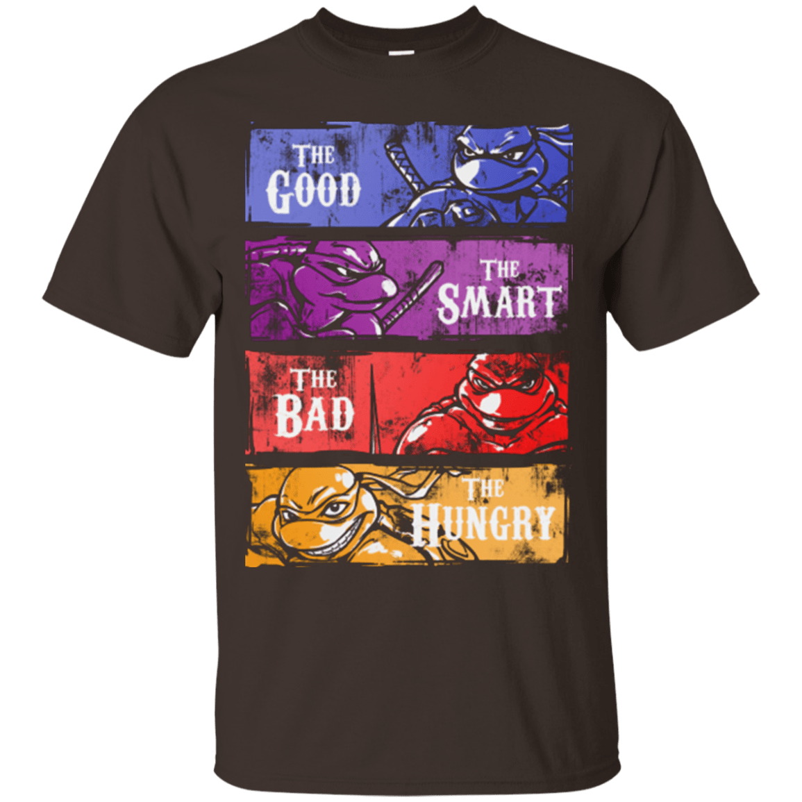 T-Shirts Dark Chocolate / Small The Good, Bad, Smart and Hungry T-Shirt
