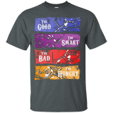 T-Shirts Dark Heather / Small The Good, Bad, Smart and Hungry T-Shirt