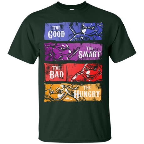 T-Shirts Forest Green / Small The Good, Bad, Smart and Hungry T-Shirt