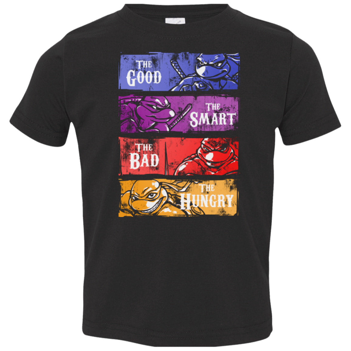 T-Shirts Black / 2T The Good, Bad, Smart and Hungry Toddler Premium T-Shirt