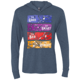 T-Shirts Indigo / X-Small The Good, Bad, Smart and Hungry Triblend Long Sleeve Hoodie Tee