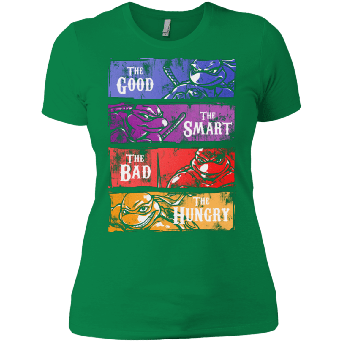 T-Shirts Kelly Green / X-Small The Good, Bad, Smart and Hungry Women's Premium T-Shirt