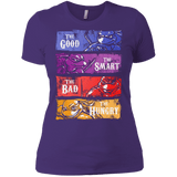 T-Shirts Purple / X-Small The Good, Bad, Smart and Hungry Women's Premium T-Shirt