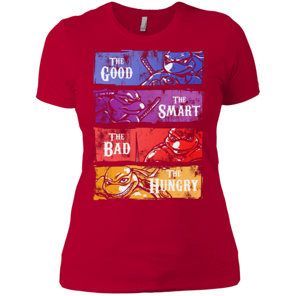 T-Shirts Red / X-Small The Good, Bad, Smart and Hungry Women's Premium T-Shirt