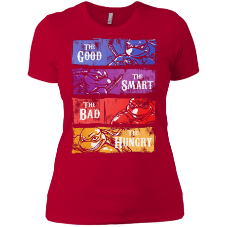 T-Shirts Red / X-Small The Good, Bad, Smart and Hungry Women's Premium T-Shirt