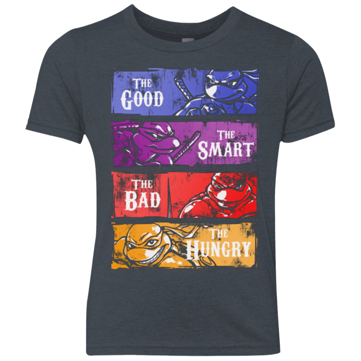 T-Shirts Vintage Navy / YXS The Good, Bad, Smart and Hungry Youth Triblend T-Shirt