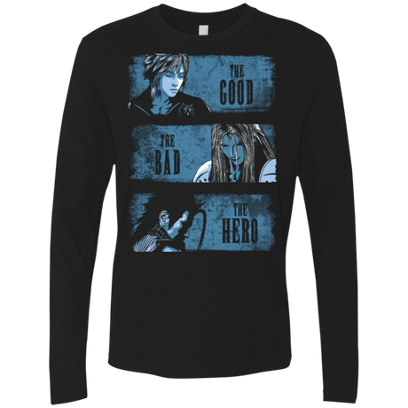 T-Shirts Black / Small The Good the Bad and the Hero Men's Premium Long Sleeve