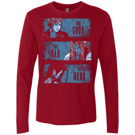 T-Shirts Cardinal / Small The Good the Bad and the Hero Men's Premium Long Sleeve
